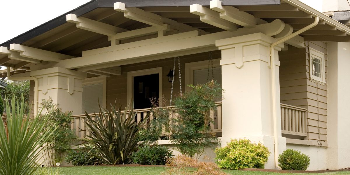 Craftsman-style house with a covered front porch.